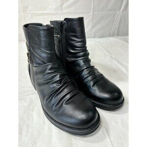 Sean Alan Riley Waterproof Black Ankle Boot Size 7